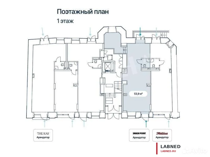 Помещение 53,9 м² под кафе — Большая Бронная: фотография 1